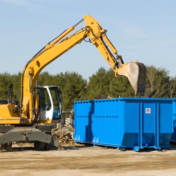 are there any restrictions on where a residential dumpster can be placed in Pitt County North Carolina